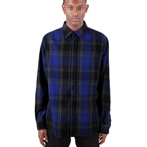 Men's Plaid Flannel Overshirt Thumbnail